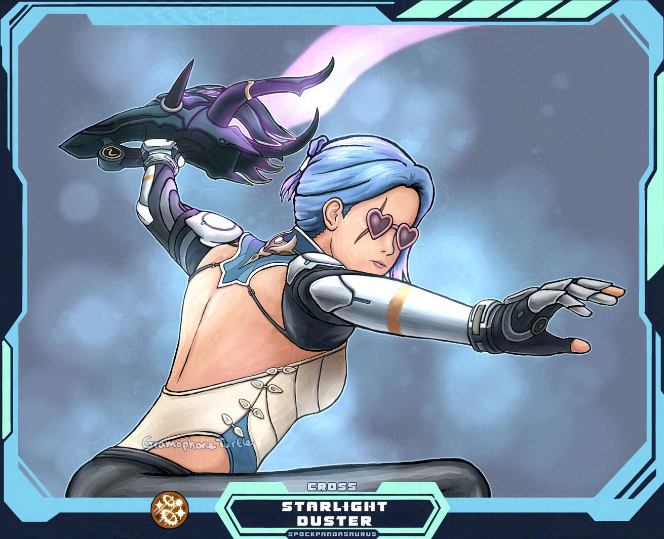 Softer Style, Half body, Basic BG - Xenoblade x Cross, "Cross", belonging to spockpandasaurus