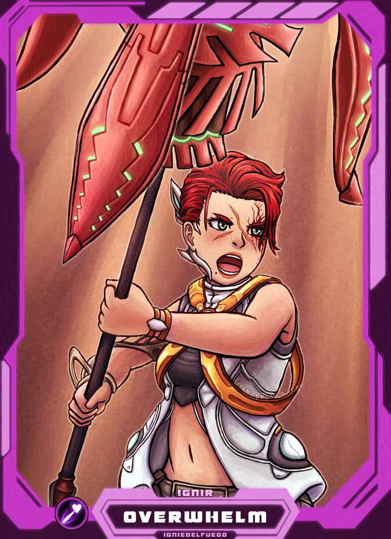 Softer style, Simple VG + Border - Ignir (Igniedelfuego's XCX OC)