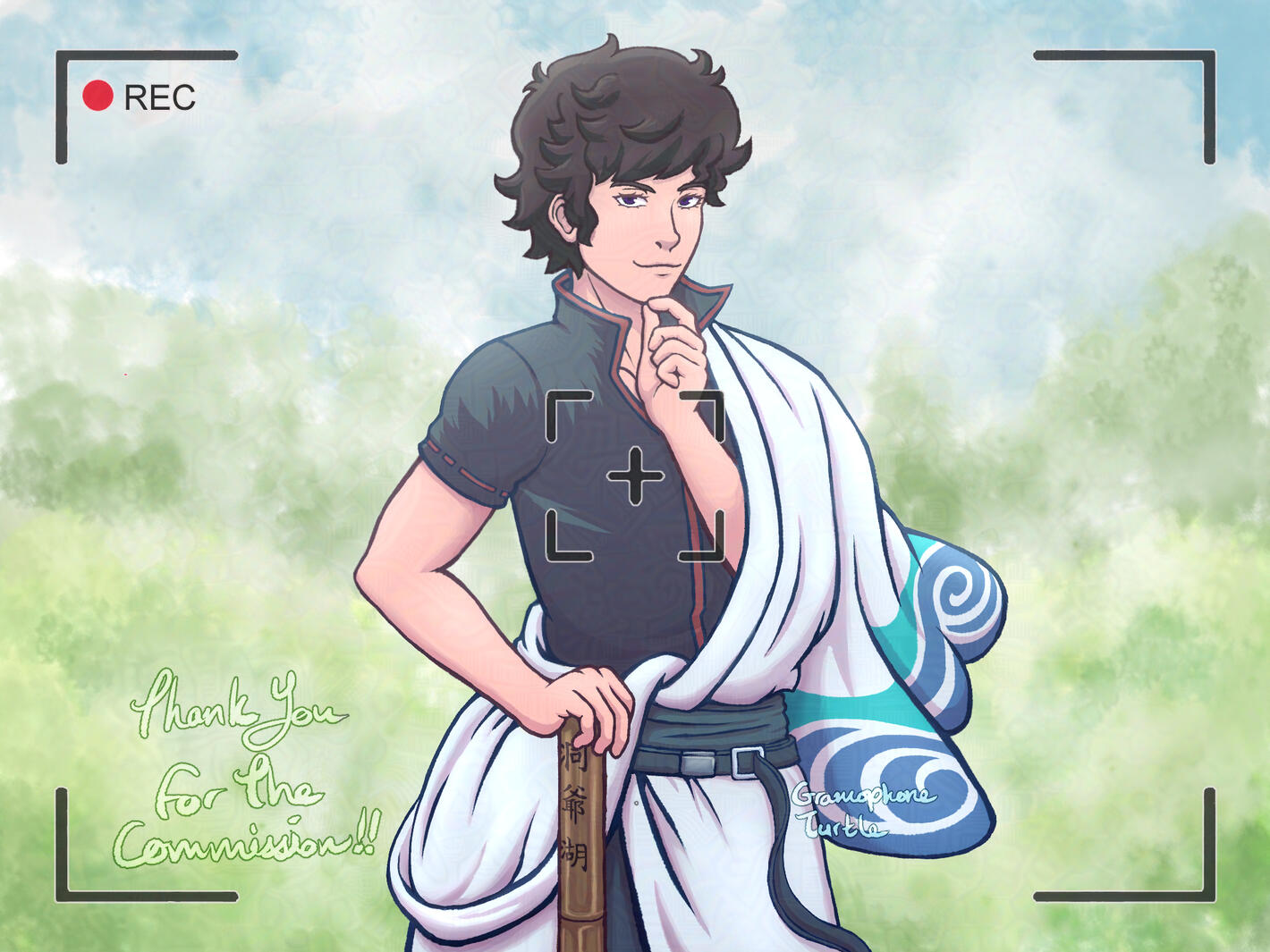 Rendered, Simple BG - Andrew (ClancyBee) [COMM]