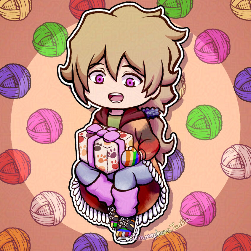 Complex shading, paper cutout style - Father (my OC)