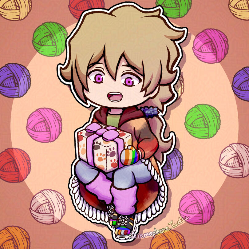 Complex shading, paper cutout style - Father (my OC)