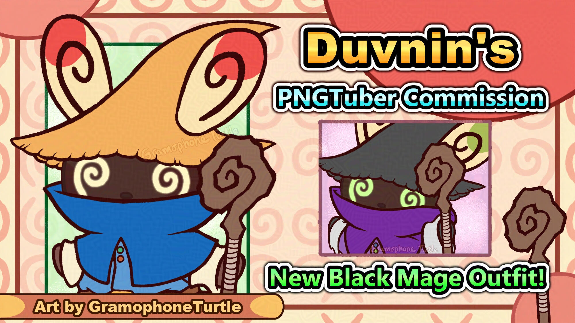 Black Mage SpindaTuber, for Duvnin on Twitch