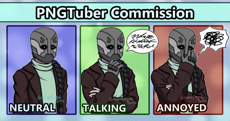 VeadoTube, Half Body, Simple Shading. 3 Poses - Yoshi (Twitch - LinkOfHyrule0's OC)