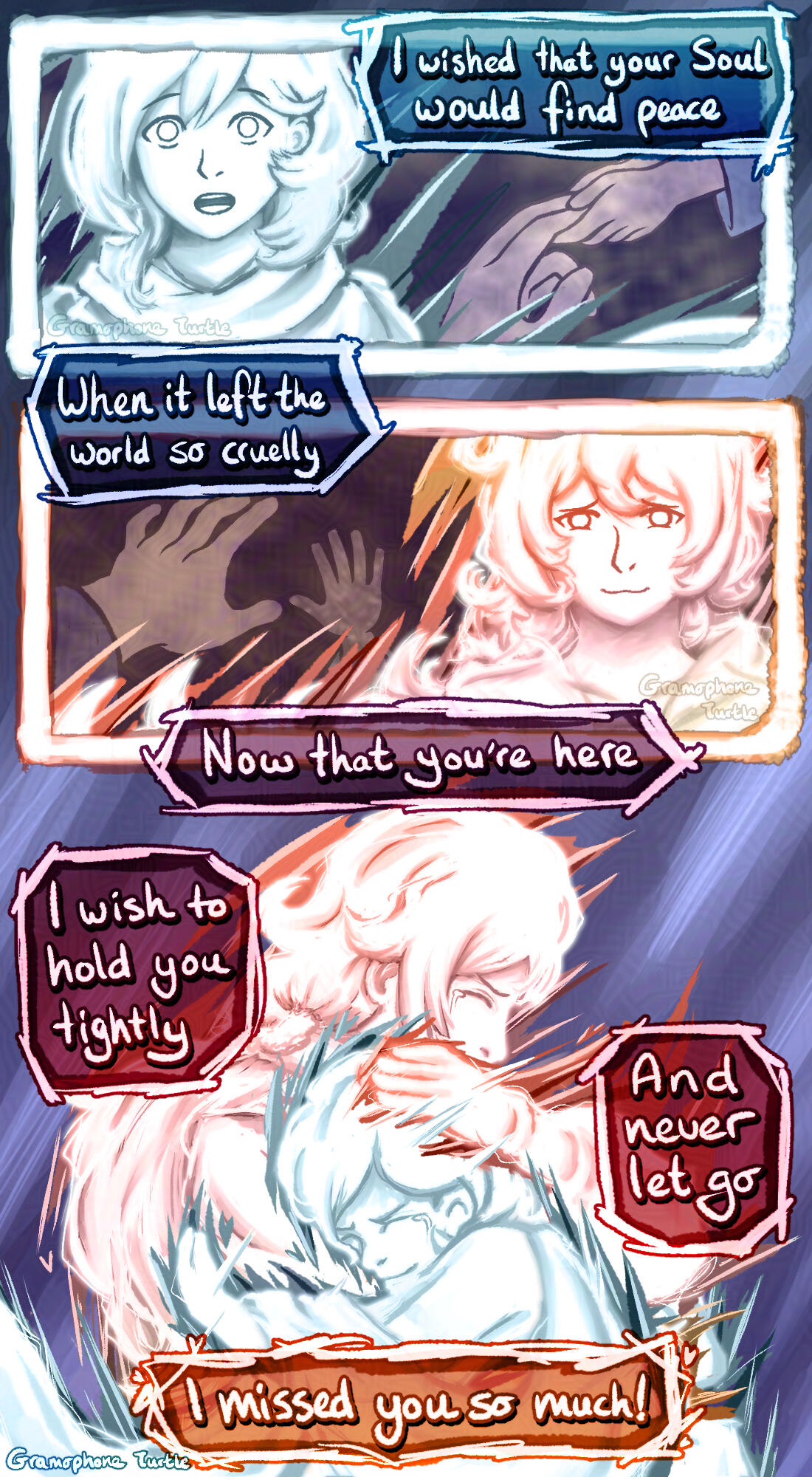 Spirit Style, Bust and Half bodies - Chisa and Father (my OCs)
