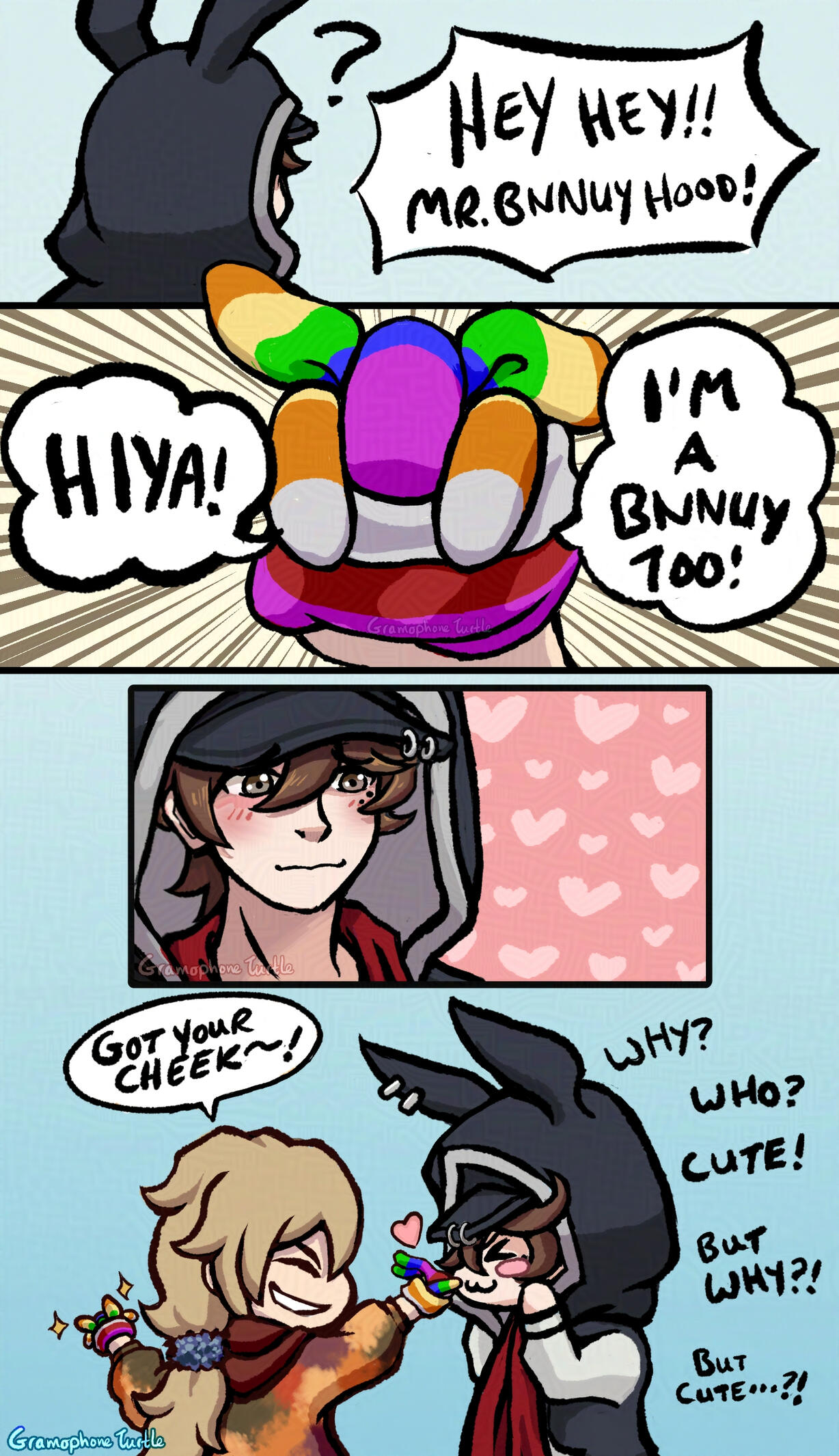 Short Comic, featuring my OC Father and itsashowtime's OC Hyou.