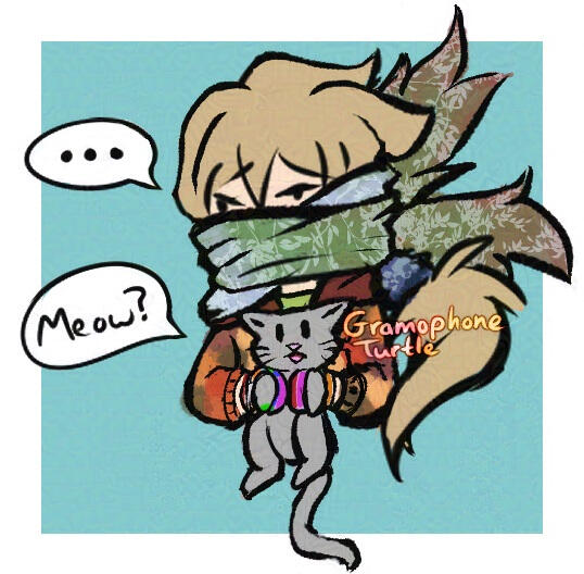 Bust, Coloured Character Sketch (Chibi Flats), Simple BG - Father (My OC)